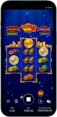Coin Win 2 Bonus Game Gewinnscreen